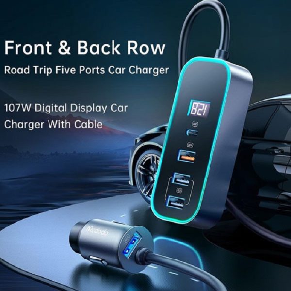mcdodo charger for car 5 port fast cc-1900